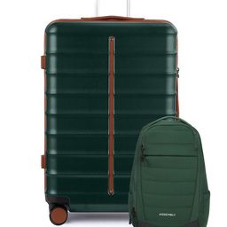 Assembly Odyssey Set Of 2 Textured Hard-Sided Large Trolley Bag & Laptop Bag-image-85