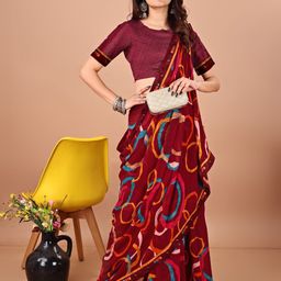 Panzora Embellished Poly Georgette Designer Saree-picture-2