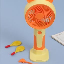 The Procure Store Multi-Functional Portable & Rechargable Fan with Ears- Orange image 5