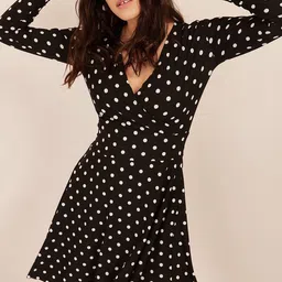 Olalook Polka Dot Print Dress-picture-53