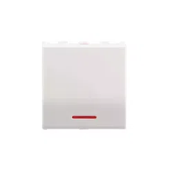 Anchor Roma Urban 2 Module 10 AX 1 Way Switch with Indicator White 66211-10
