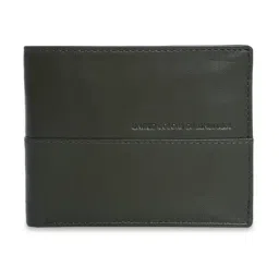 United Colors of Benetton Olive Armagh Textured Leather Bi-Fold Wallet-picture-18