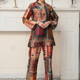 ALLUREARMOIRE Women Ethnic Printed Co-ord Set-picture-25