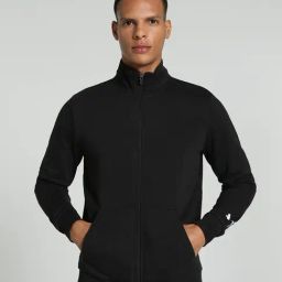 Puma Blank India Black Cotton Slim Fit Jacket-image-97