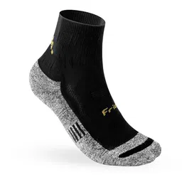 FRIDO Printed Pure Cotton Moisture-Wicking Ankle-Length Cushion Socks-image-7