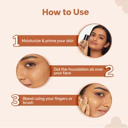 The Derma co. 2% Niacinamide High Coverage Foundation With SPF40 30ml - Cinnamon 07 image 2