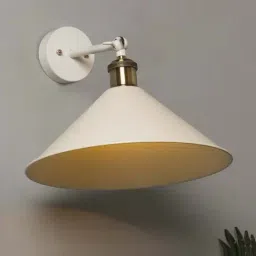 Homesake White Edison Barn Cone Shade Wall Lamp - Set of 1-picture-25