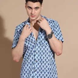 Anouk Men Smart Floral Opaque Printed Casual Shirt-image-75