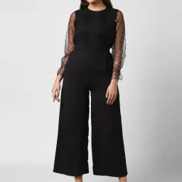 StyleStone Black Embroidered Jumpsuit-picture-20