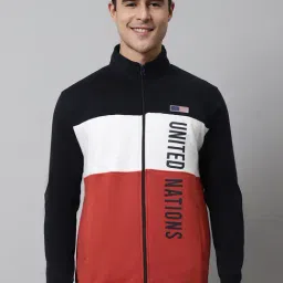 Cantabil Multicolor Regular Fit Color Block Sweatshirt-image-17