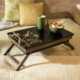 Ellementry Work Eat & Repeat Black Mango Wood Table-image-19