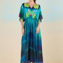 navyasa by liva Blue Floral Print Jumpsuit-image-54