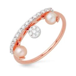 Malabar Gold and Diamonds 18k Rose Gold Diamond Ring-picture-41