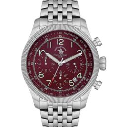 Santa Barbara Polo & Racquet Club SB.8.10007-2 Chronograph Watch For Men-image-62