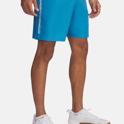 UNDER ARMOUR Men Tech Woven Wordmark Brand Logo Printed Loose Fit Training Shorts-picture-29