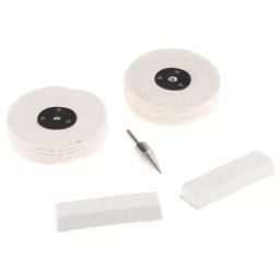 RS PRO 54g Polishing Kit 4in 100 mmx2-Section Stitched Hard Buff, 100 mm x 50 mm Fold Soft, 9010611-image-5