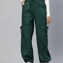 Popnetic Loose Fit High-Rise Pure Cotton Parachute Cargo Trouser-picture-30