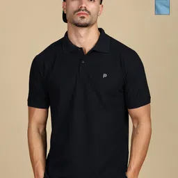 LUX PARKER Men 2 Polo Collar T-shirt-image-61