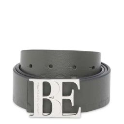 United Colors of Benetton Segrino Green Leather Reversible Belt For Men-image-30