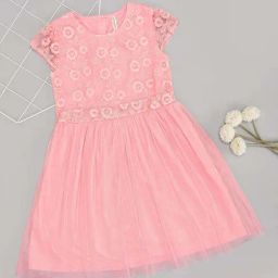 Pantaloons Junior Girls Cherry Blossom Embroidery Casual Dresses-image-83