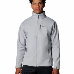 Columbia Grey Polyester Regular fit Casual jacket-38