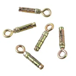 GENERIC 6 mm Anchor Round Close Brass Hook Golden (Pack of 4 Pcs)-picture-20