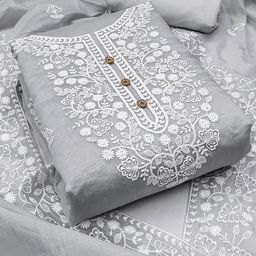 Leeza Store Unstitched Dress Material-image-95