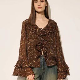 Only Green Regular Fit Printed Top-picture-45
