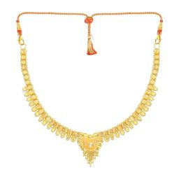 Malabar Gold and Diamonds 22K (916) BIS Hallmark Yellow Gold Necklace for Women-image-84