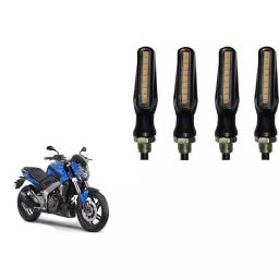 Cartronics Sleek Pencil Type Yellow LED Indicator for Bajaj Dominar 400(Pack of 4 Pcs)-43