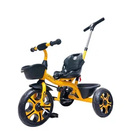 KIDSMATE Kids 2-In-1 Cushioned Seat Tricycle With Parental Control & Storage Basket-20