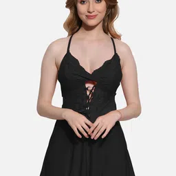 FIMS Modal & Lace Modal Baby Doll-image-56