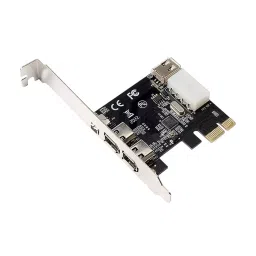 LOTA PCIe FireWire 1394a Adapter Card 3-Port for Video Capture, Audio Interface & DV Devices, MST-1225-LT image 2