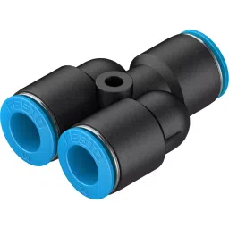 FESTO Push-in Y-Connector PBT Housing Material 6.7 mm Nominal Size, QSY-10-20 (Pack of 10)-4