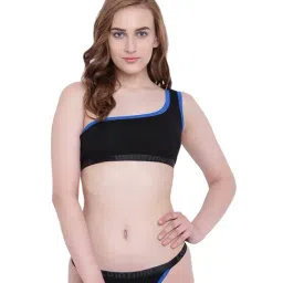 La Intimo Black Beach Pop Bra & Bikini Panty-image-17