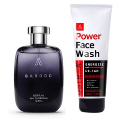 Ustraa Men Set of Barood Eau De Parfum 100 ml + Power Face Wash 200 g-16