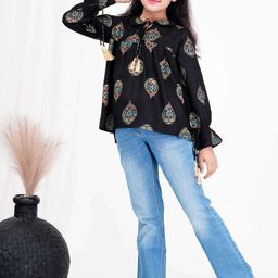 DMP FASHION Floral Print Cotton Top-picture-16