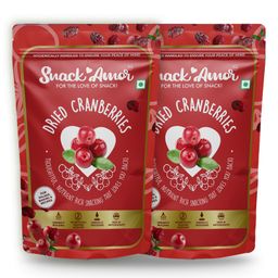 SnackAmor Premium International Dried Cranberry Sliced - 175 gm Pack Of 2-image-21
