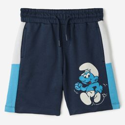 The Souled StoreThe Smurfs Featuring Magical Adventure PrintedCotton Shorts -Multi Colour-image-45