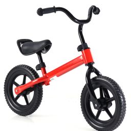 Light Weight Balance Bike with Carbon Steel Frame - Red-22