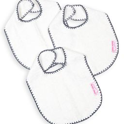 Mumma's Touch Organic Bamboo Baby Bib - White - Pack of 3-19