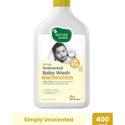 Mother Sparsh Simply Unscented Baby Wash With Natural Oatmeal -400 ml-image-97