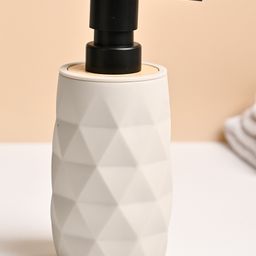 VONCASA Grey Plastic Soap Dispenser For Utility And Bathroom Decor | 250 ml-13
