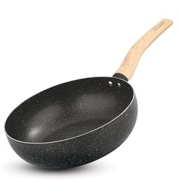 Bergner Earth Black Non-Stick Wok 24cm, 3.6 L - Induction Bottom-picture-25