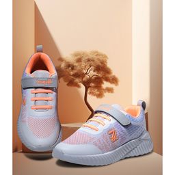 LIBERTY Leap7X Text Detailed Velcro Closure Sports Shoes - Light Grey-image-9