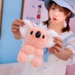 Tickles Koala Bear Soft Stuffed Plush Animal Toy for Kids Boys & Girls Birthday Gift (Size: Length 21 cm Color: Pink)-image-33