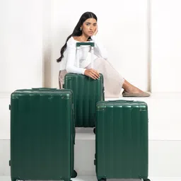 Assembly Iris Set Of 3 Textured Hard-Sided Trolley Bag-63