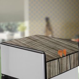 The Furnishing Tree Coffee Brown Plastic Refrigerator Cover-image-95