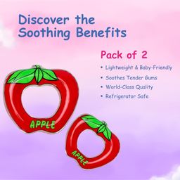 Adore Crave Water Filled Teethers- Apple Design- Pack of 2 image 4