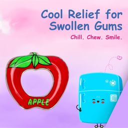 Adore Crave Water Filled Teethers- Apple Design- Pack of 2 image 5
